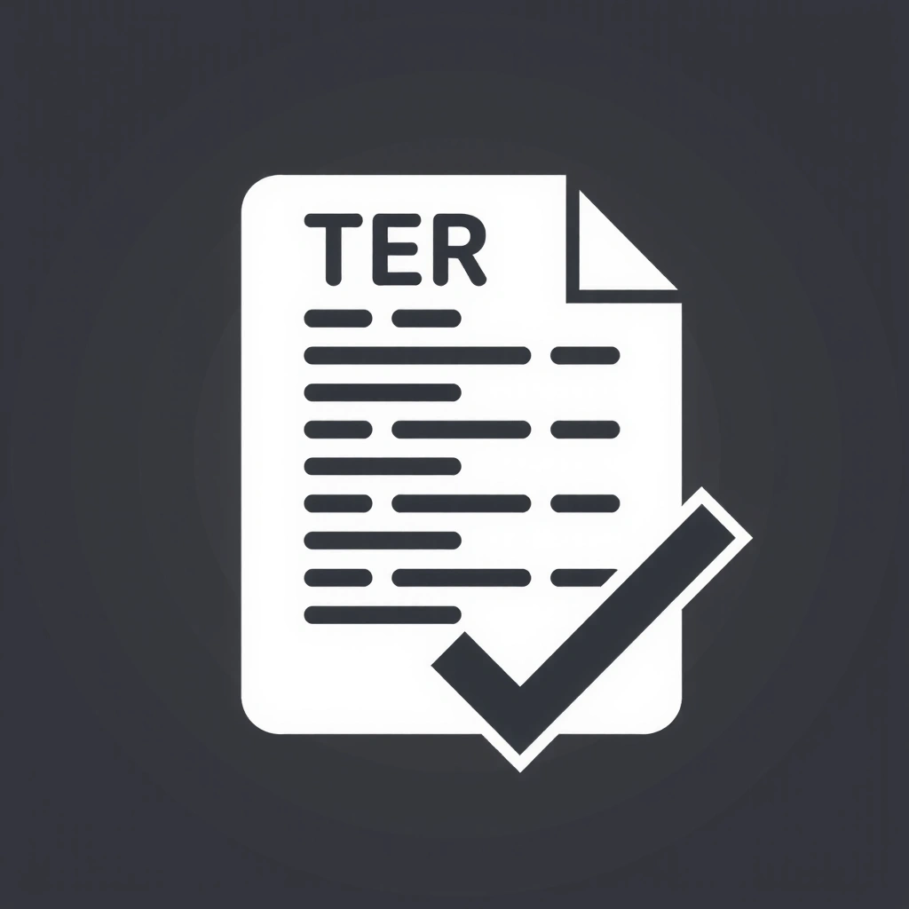 Terms of service document icon